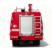 Nouveau camion de pompiers diesel multifonction mini 4x2 avec réservoir d'eau et outils de sauvetage