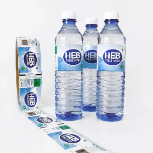 Stampa etichetta bottiglia per Bopp etichette per imballaggio bottiglie d'acqua per acqua minerale in rotolo