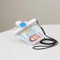 Lecteur-graveur de cartes d'identité USB haute performance avec codage sur 3 pistes pour les systèmes de contrôle d'accès et les systèmes de cartes-clés d'hôtel
