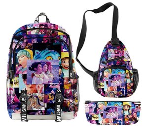 New Custom Popular <b>3D</b> Print Kpop Demon Hunters <b>Kids</b> Backpack K Pop shoulder School bag <b>pen</b> bag Birthday Gift <b>for</b> children - Product Image 6
