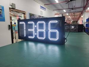 88:88ป้ายแสดงอุณหภูมิแบบครั้งเดียว7ส่วน<span class=keywords><strong>4</strong></span>แบบดิจิทัลจอแสดงเวลาและอุณหภูมิกลางแจ้ง - Product Image 2