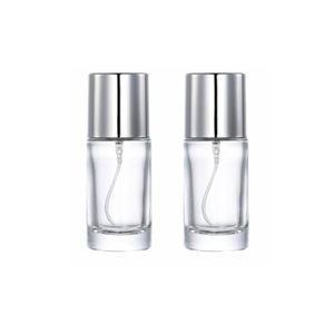 Atomizador de Perfume Mini de Vidrio Transparente de 20 ml, Recargable, Portátil, Dispensador de Fragancia con Pulverizador Fino para Viajes - Product Image 1