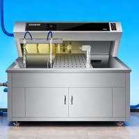 Machine à laver les chaussures semi-automatique motorisée 220V pour baskets, nettoyage en profondeur et séchage des chaussures