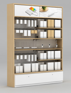 Soporte de exhibición para teléfono móvil, accesorios de madera con diseño de moda - Product Image 2