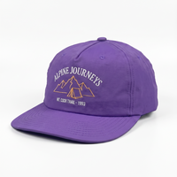 Gorra Deportiva OEM Personalizada de 5 Paneles con Logotipo Bordado, de Nailon, Ligera, Resistente al Agua, Sin Estructura y con Cierre a Presión