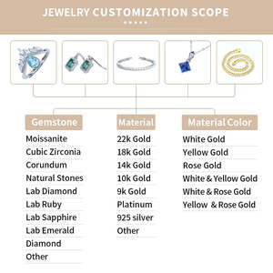 Collier chaîne en argent 925 plaqué or de haute qualité, style hip-hop, avec pendentif personnalisé en moissanite taille brillant ronde certifiée GRA pour homme - Product Image 5