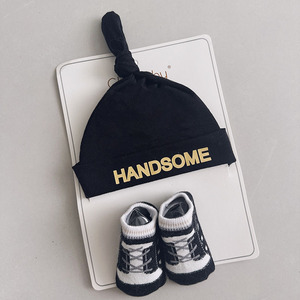 Sombrero de bebé de primavera y otoño, calcetines, gorro de dibujos animados neonatal e infantil, gorro y sombrero de cubo para niños y niñas para el <span class=keywords><strong>verano</strong></span> - Product Image 5