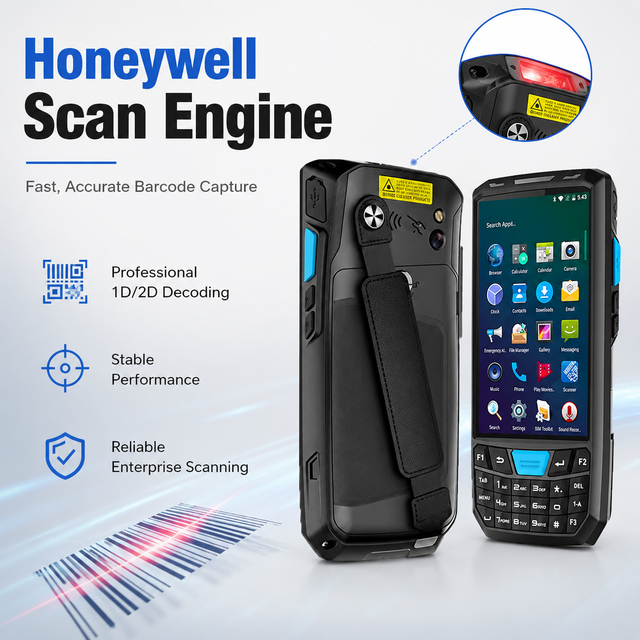 Rugged Android 13 Industrial Handheld PDA Terminal 4G  1D 2D QR Barcode Scanner for Warehouse Inventory Data Collection