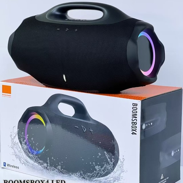 New BOOMSBOX4 Outdoor Handheld Portable Speaker High Power Heavy Bass Subwoofer Home Party Stereo Audio