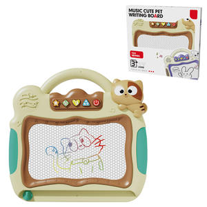 Individuell gestaltbare Kunststoff-Zeichentafel für Kinder, magnetische Schreibtafel, Graffiti-Tafel für Kleinkinder, pädagogisches Kunst-Magnetspiel - Product Image 1