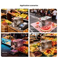MKK Volautomatische Commerciële Fruit Schiller Oranje Mandarijn Peer Schilmachine voor Kraamwinkel Elektrische Desktop 220 V/110 V