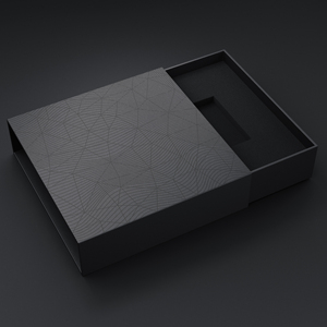 Caja <span class=keywords><strong>de</strong></span> Regalo Personalizada con Cajón Deslizable Negro, con Inserto <span class=keywords><strong>de</strong></span> Espuma, Empaque <span class=keywords><strong>de</strong></span> Cartón Rígido <span class=keywords><strong>de</strong></span> Lujo - Product Image 2
