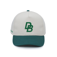 Casquette de baseball sportive personnalisée de haute qualité, 5 panneaux, bicolore, structurée, 100% coton, avec logo brodé