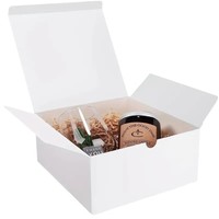 Boîte cadeau en carton kraft blanc, boîte vide de grande taille de haute qualité pour l'agriculture