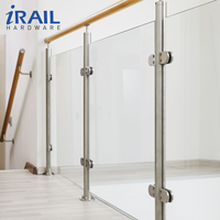 Rampe en verre en acier inoxydable sur mesure, balustrade pour balcon, escalier, terrasse, extérieur, intérieur, main courante anti-rouille, directement de l'usine