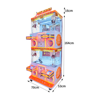 Machine à griffes personnalisée pour 4 joueurs, jeux d'arcade en métal à monnayeur, prix de gros pour centre commercial