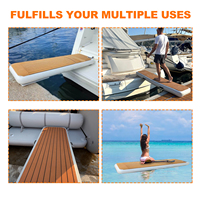Plateforme flottante gonflable en PVC pour yacht, ponton, passerelle gonflable, pont de débarquement, rampe de secage pour yacht et jet ski
