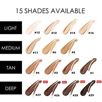 Fond de Teint Sans Marque avec Présentoir Étiquette Privée Couvrance Totale Maquillage Personnalisé