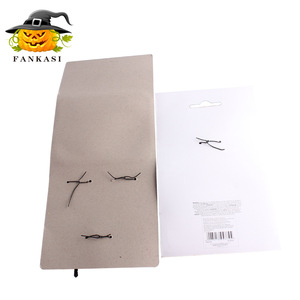 Set de Telarañas para Decoración de Halloween, Accesorios de Araña Negra de Algodón, Uso Interior y Exterior 3020 - Product Image 4