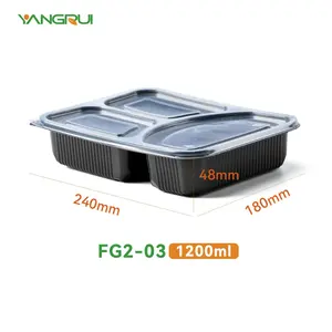 กล่องอาหารกลางวันกล่องเก็บอาหารแบบใช้ซ้ำได้ใช้กับไมโครเวฟได้ปลอดภัยใช้ซ้ำได้