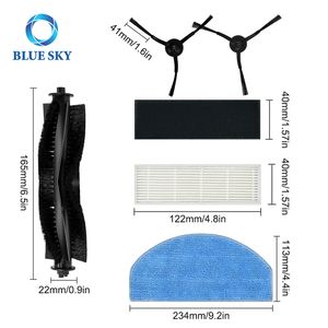 Cepillo de rodillo, filtro de cepillo de tela para Tikom G8000 G8000 Pro <span class=keywords><strong>Honiture</strong></span> G20 G20 Pro Laresar Evol 3 Evol 3S, <span class=keywords><strong>aspiradora</strong></span> robótica - Product Image 2