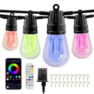 Guirlandes lumineuses décoratives romantiques RGB en forme de bougie, IP65, pour intérieur et extérieur, pour Noël, la Saint-Valentin - Product Image 4