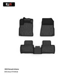 Tapis de sol de voiture GA ECO 3D TPE pour <span class=keywords><strong>Renault</strong></span> <span class=keywords><strong>ARKANA</strong></span> 2023, tapis de voiture faciles à nettoyer, tapis de luxe inodores, accessoires de voiture - Product Image 1
