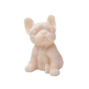 Molde de silicona TangChu para velas con forma de bulldog francés, molde para velas aromáticas de perro, molde de resina para decoración del hogar - Product Image 4