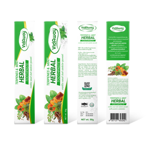 Pasta Dental Herbal Natural con Terpenos y Menta para el Cuidado Bucal, Blanqueamiento Dental, Producto Herbal Premium, Éxito de Ventas al por Mayor de Tailandia, 50 Gramos - Product Image 2