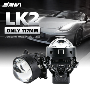 ชุดแปลงไฟหน้าโปรเจคเตอร์ LED สำหรับรถยนต์ LK2 พร้อมพัดลมความเร็วสูง ควบคุมอุณหภูมิได้อย่างแม่นยำ อายุการใช้งาน 50,000 ชั่วโมง - Product Image 1