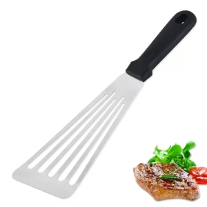 Utensilios de Cocina para Freír y Asar, Herramienta de Cocina para Parrilla, Espátula de Acero Inoxidable para Pescado, Filete, Pizza - Product Image 1