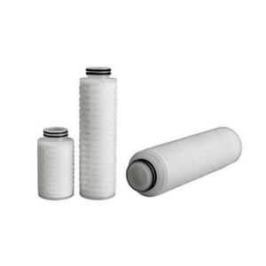 Composant de filtre plié en PTFE à basse pression 0.74 m2 cartouche filtrante en PTFE pour la stérilisation du filtre à reniflard - Product Image 1