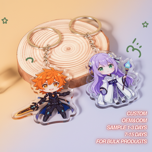 Cartoon Anime Photo Custom Glitter Laser-Cut Acrylic Keychain Charm Promotional Llaveros More Keychains Make Your Own Keychain