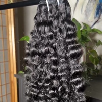 Extensions de Cheveux Humains Ondulés Naturels de Qualité Supérieure, Cheveux Indiens Ondulés, Cheveux Bruts Cambodgiens, Vente en Gros