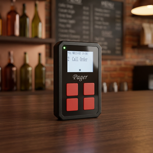 Receptor de Mensajes USB Programable en Varios Idiomas, Alerta LED por Vibración, Inalámbrico, Resistente al Agua, para Personal de Clínicas y Residencias de Ancianos - Product Image 2