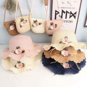 New Summer Beach Children <b>Straw</b> Bag Mini Fanny Pack Kids Shoulder Bag and <b>Straw</b> <b>Hat</b> Kids Sun <b>Hat</b> - Product Image 4