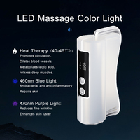 Cuchillo Eléctrico Portátil para Masaje Corporal, Raspador Muscular, Herramienta de Vibración Gua Sha, Microcorriente con Calor para Espalda, Cuello y Cintura