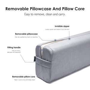 Cuscino Bolster per Yoga Ecologico e Morbido all'Ingrosso, Cuscino per Meditazione e Sollievo dal Dolore alla Schiena - Product Image 6