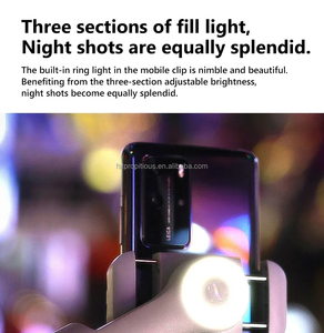 AOCHUAN Smart X /X pro Stabilisateur de cardan pliable à 3 axes pour téléphone portable avec lumière LED Suivi du visage Inception Timelapse - Product Image 6