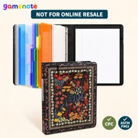 Porte-documents de présentation A4 personnalisé avec logo, 2 pochettes, emplacement pour cartes de visite, dossier de documents en papier imperméable pour le bureau