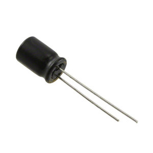 Condensadores Electrolíticos de Aluminio UKW1C471MPD Originales de Proveedores de Componentes Electrónicos, 470 uF ±20% 16V, Montaje a Través de Orificio - Product Image 1