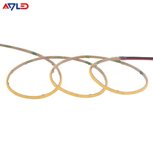 CE ROHS Mini 3mm Cob LED tira de luz Flexible DC 12V cuerpo de aluminio y PVC con 3000K 4000K 6500K colores 3mm 5mm 4,5mm 8mm opciones - Product Image 1