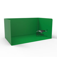 Studio photo personnalisé en forme de U avec écran vert pour vidéo et support de fond chromakey