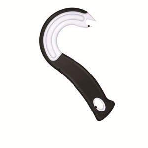 Abrelatas portátil en forma de J con agarre fácil, de plástico, antideslizante, para abrir tapas de frascos, herramienta multifuncional con anillo de tracción. - Product Image 2