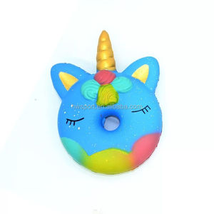Wholesale Promotion Toys Super Soft Slow Rising <b>Squishy</b> Pineapple Donut Shape Pu Stress Toy - Product Image 4