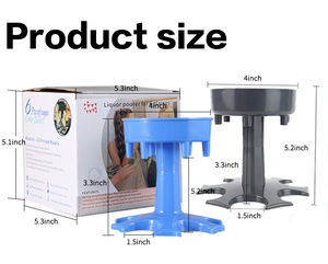 6 verres à liqueur distributeur et support whisky bière <span class=keywords><strong>alcool</strong></span> liqueur casier à vin accessoires <span class=keywords><strong>de</strong></span> bar jeux <span class=keywords><strong>de</strong></span> fête outils à boire - Product Image 3