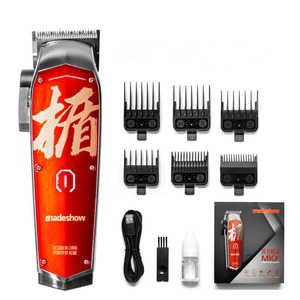 Nuovo Design Professionale Tagliacapelli Madeshow Interamente in Metallo, Ricaricabile 2200mAh, Trimmer <span class=keywords><strong>per</strong></span> <span class=keywords><strong>Capelli</strong></span> da <span class=keywords><strong>Uomo</strong></span>, Macchina <span class=keywords><strong>per</strong></span> Taglio <span class=keywords><strong>Capelli</strong></span> 7000RPM - Product Image 6