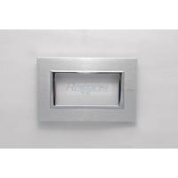 Plaque rectangulaire Axolute HA4804CR 4 modules Chrome BTICINO LEGRAND Fabriqué en Italie