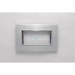 HA4804CR Axolute Placa Rectangular 4 Módulos Cromo BTICINO/LEGRAND - Product Image 1