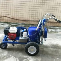Machine de marquage routier sans air à poussée manuelle pour le marquage des sols d'entrepôts et des usines